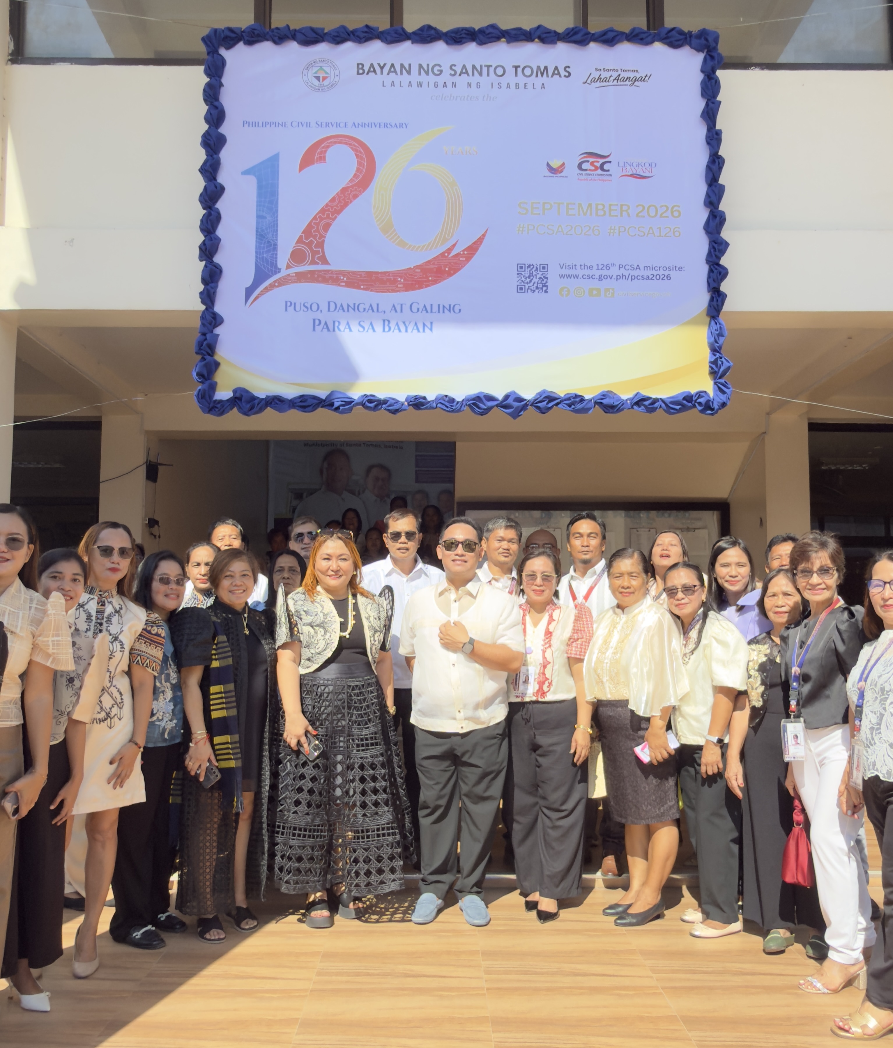 Municipality of Santo Tomas, Isabela Joins the Celebration of the 126th Civil Service Anniversary